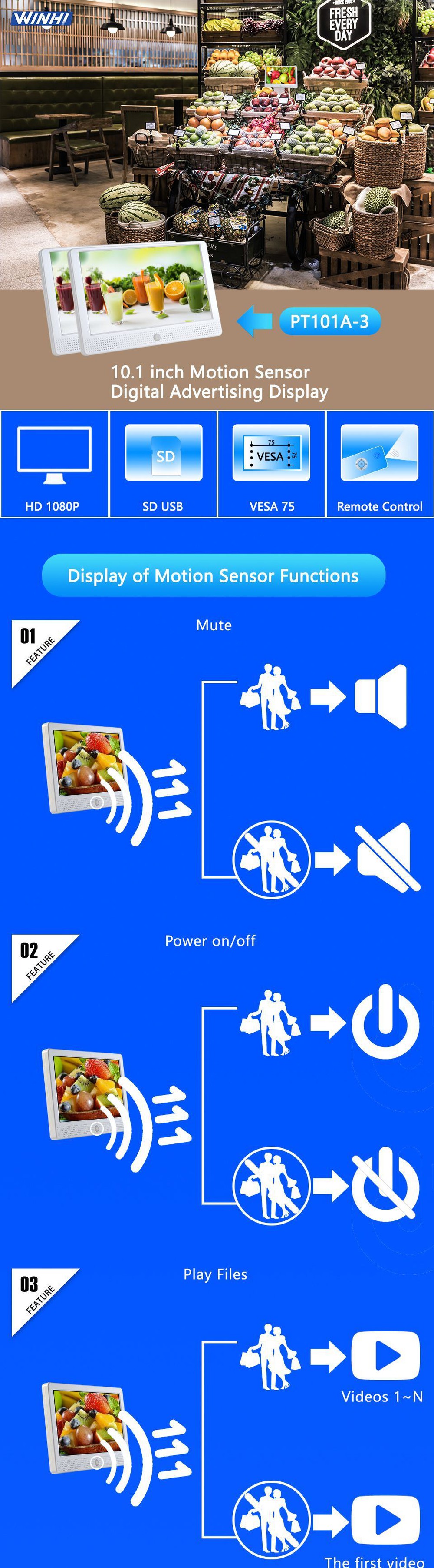 10.1 inch auto loop play usb sd media player_01 10.1 inch auto loop play usb sd media player_01
