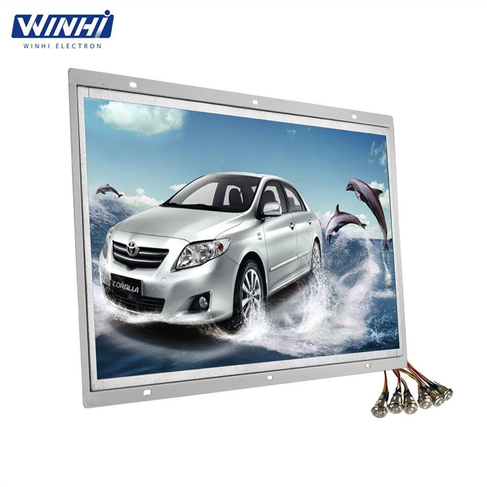External Button Video Advertising Player 21.5 Inch LCD Advertising Screen 1080P Digital Signage
