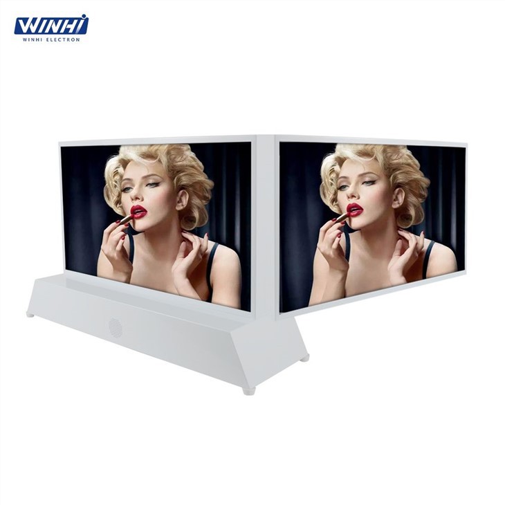 55 Inch 65 Inch Double Sided LCD Digital Signage for Airport Advertising