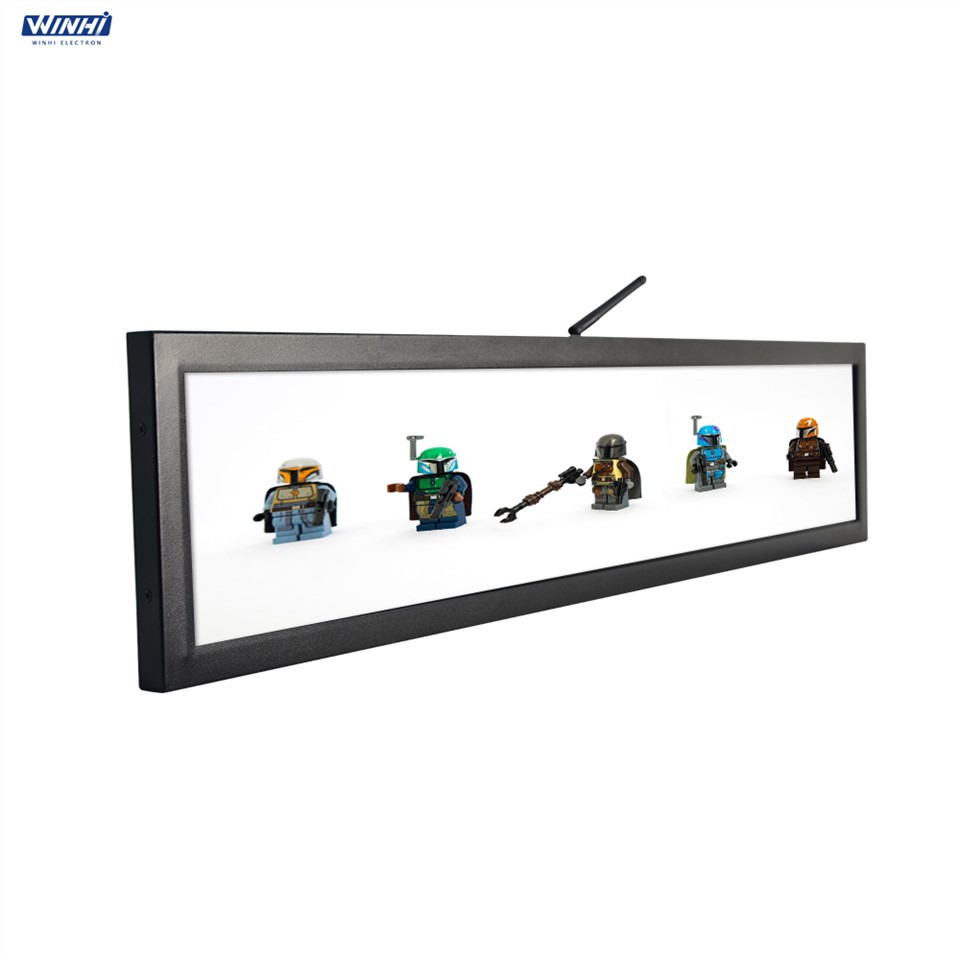 Full HD 24 Inch Network Stretched Digital Advertising Screen