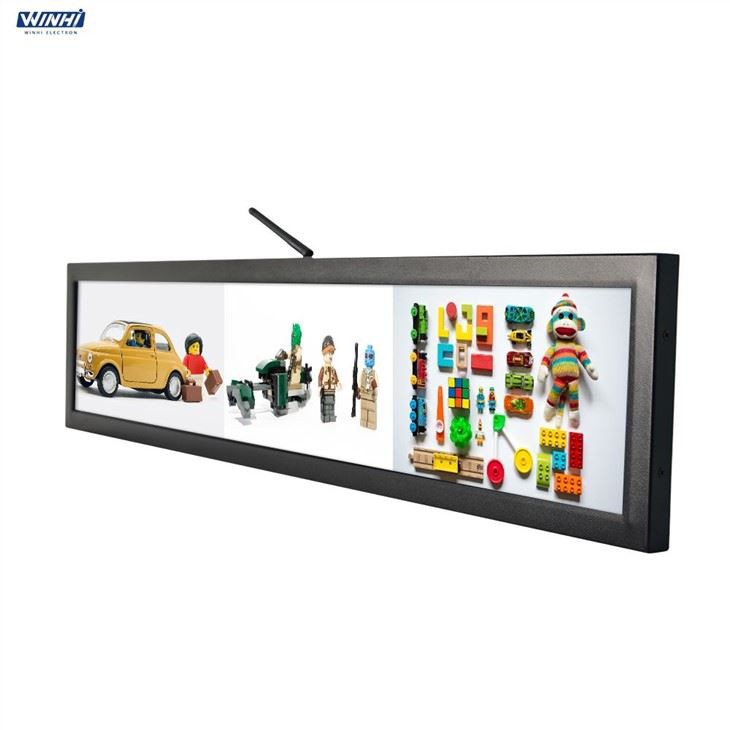 24 Inch LCD Digital Signage Advertising Player WiFi Android Vertical Video Wall for Store Digital Advertising Screens