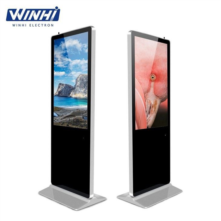 55inch Vertical Screen Network HD Touch Digital Menu Board for Restaurant