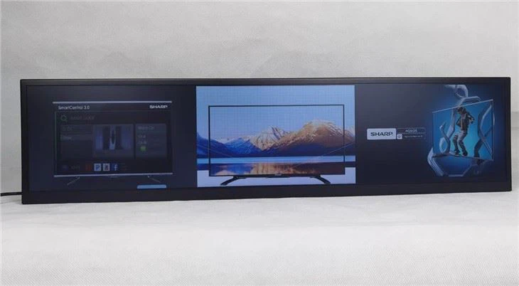 Ultra Wide Stretched Bar LCD Monitor Digital Signage Advertising Display
