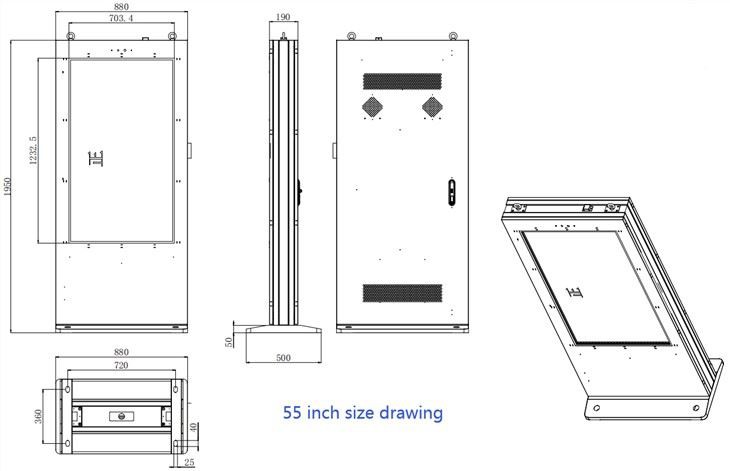Outdoor Digital Advertising Screens