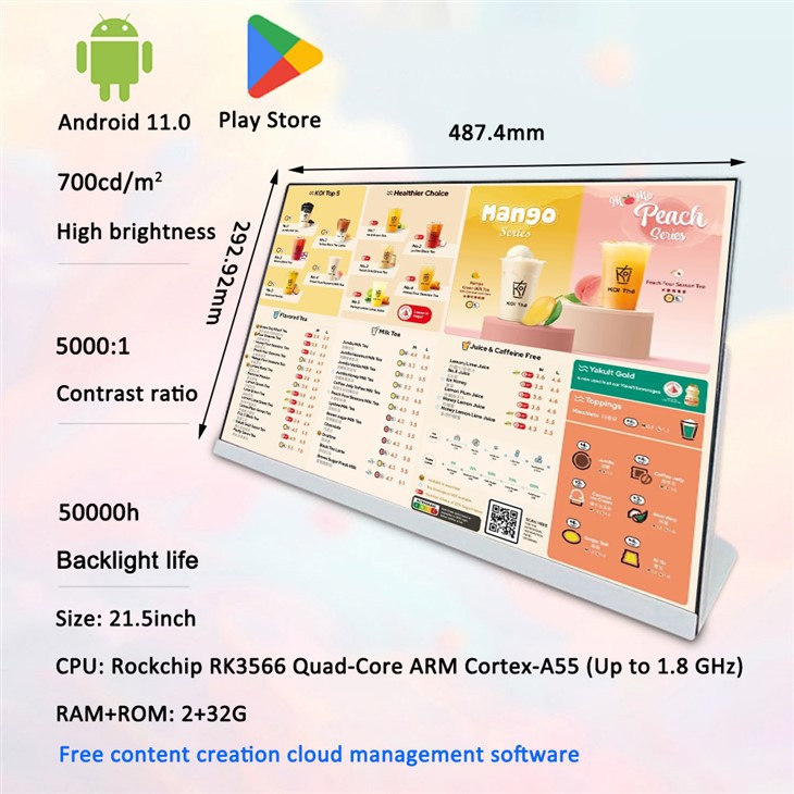 Digital Signage Menu Boards
