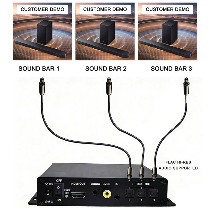 TOSLINK Audio Demo Player