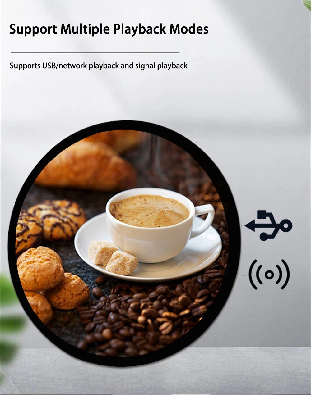 Round Digital Screen Round Digital Screen