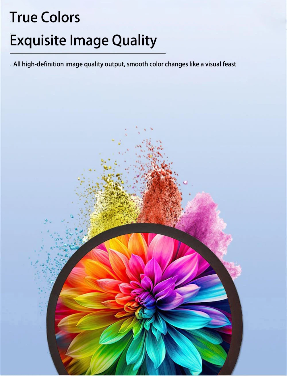 Round Digital Screen Round Digital Screen