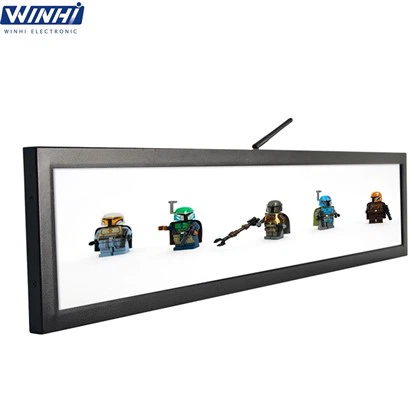 stretched bar digital signage